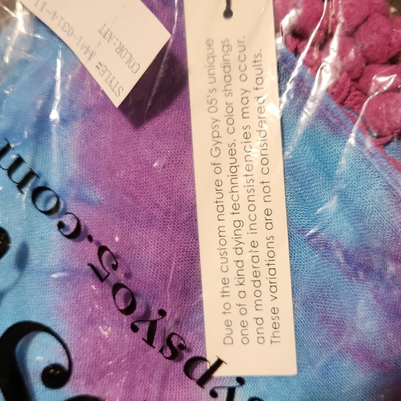 New Gypsy 05 Sand Scarf/Shawl Tie Around / Multi Versatile Tie-dyed - Picture 2 of 4